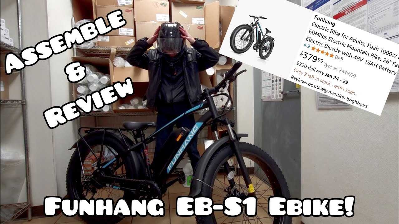Funhang EB-S1 Ebike Assemble & Review! | Test Ride
