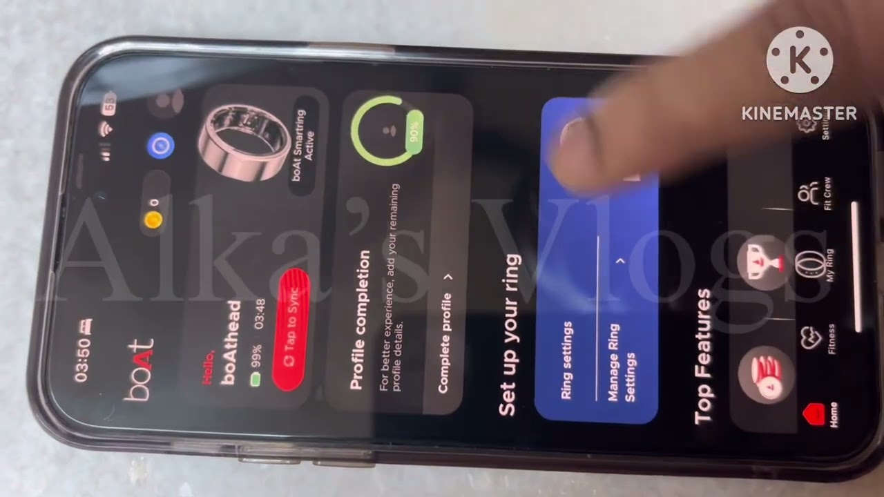 Boat SmartRing Active Step1 and special tips with User Guide by Alka