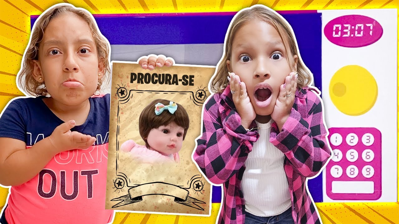 Maria Clara e o Misterioso Sumiço da Bebê Reborn no Microondas Mágico - MC Divertida