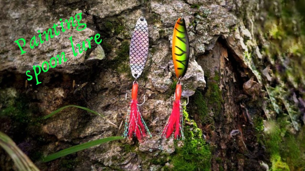 Painting spoon lure | diy fishing lures