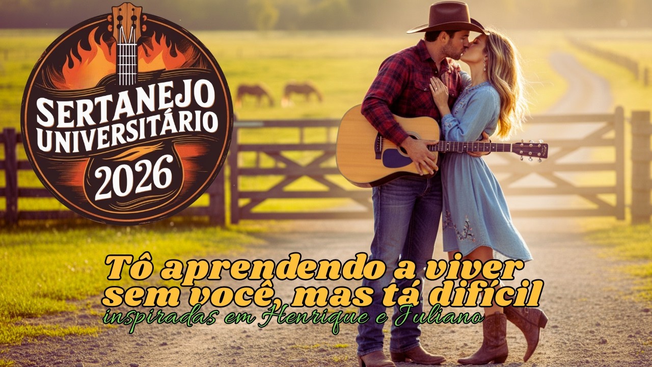 SERTANEJO UNIVERSITÁRIO 2026 | Tô aprendendo a viver sem você, mas tá difícil