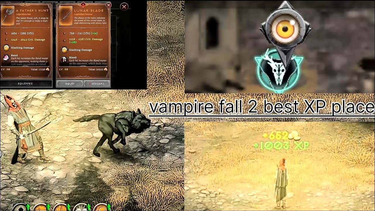Vampire Fall 2 Quick XP and Gold place Best