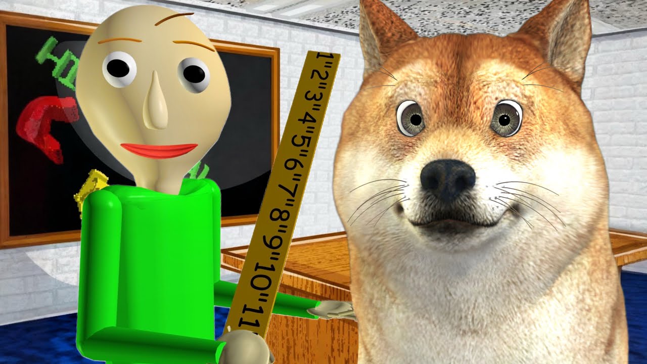 DogBerg jogando BALDI'S BASIC...
