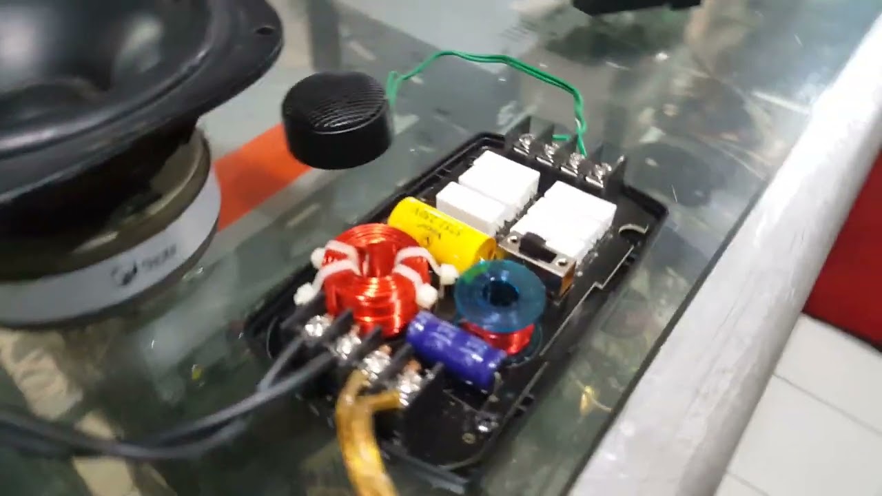 tutorial cara pemasangan crossover 2 way atau speaker split
