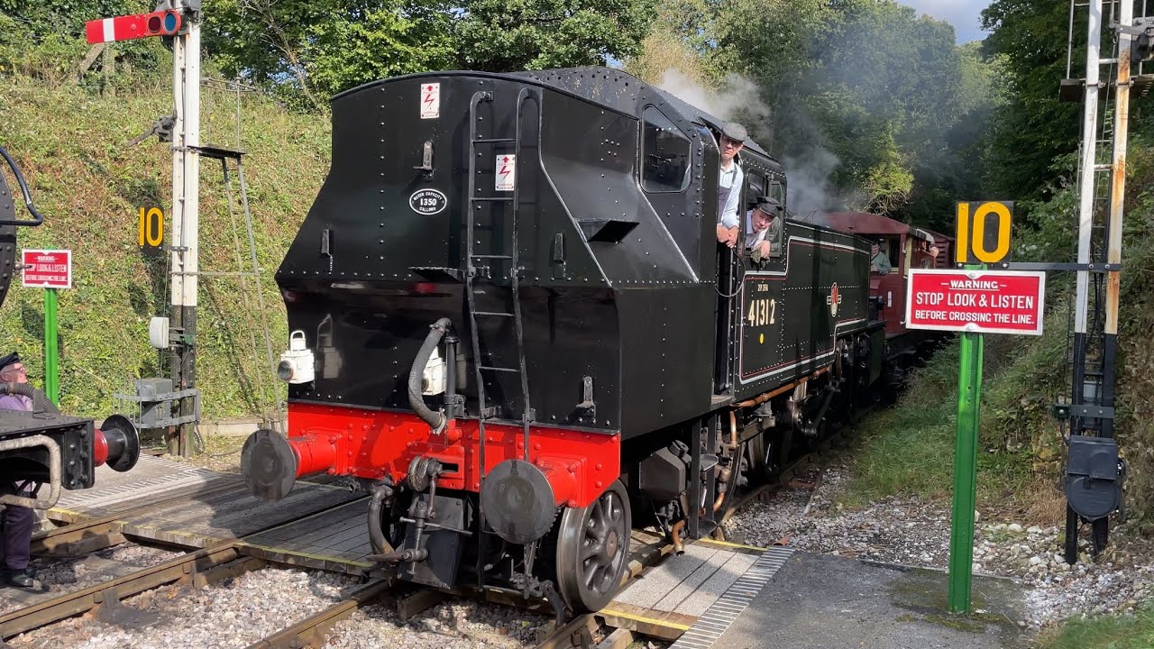 LMS Ivatt Class 2 2-6-2T | 41312 | Whistle | Goods Demo | MHR | Medstead & Four Marks | 04/10/24