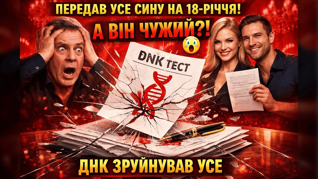 ЕРЕПИСАВ БІЗНЕС СИНУ… А ДНК ПОКАЗАВ ПРАВДУ! Шокуюча історія зради та помсти. До сліз..