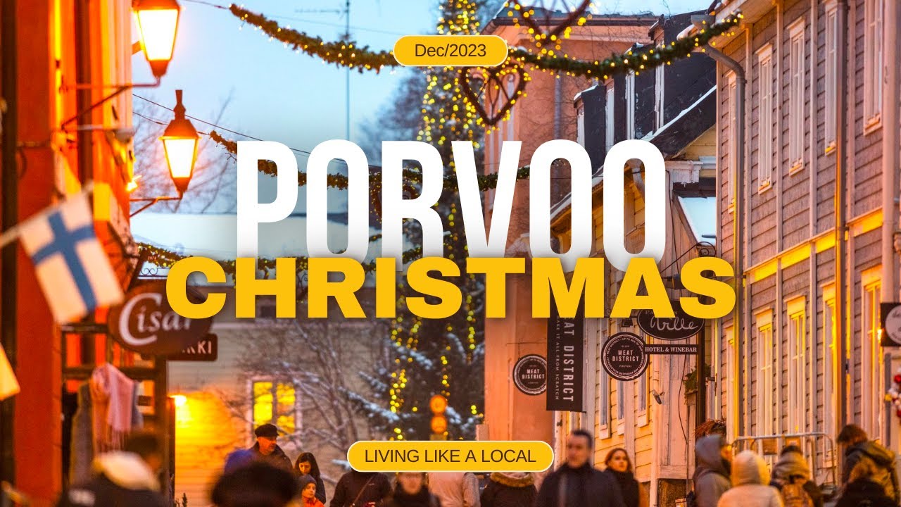 Christmas in Porvoo, Finland 2023 | Vlogmas 🎄