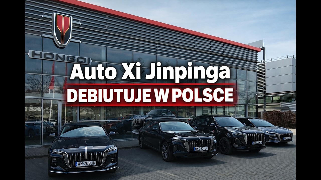 Chiński luksus w klasycznej benzynowej formie? Hongqi czyli auto Xi Jinpinga debiutuje w Polsce