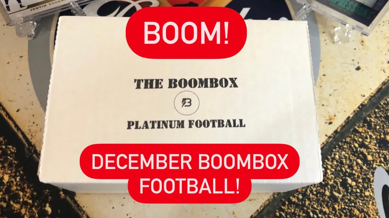 BOOM! The Original Boombox Platinum Football! ** Big Rookie Auto and Hits! **