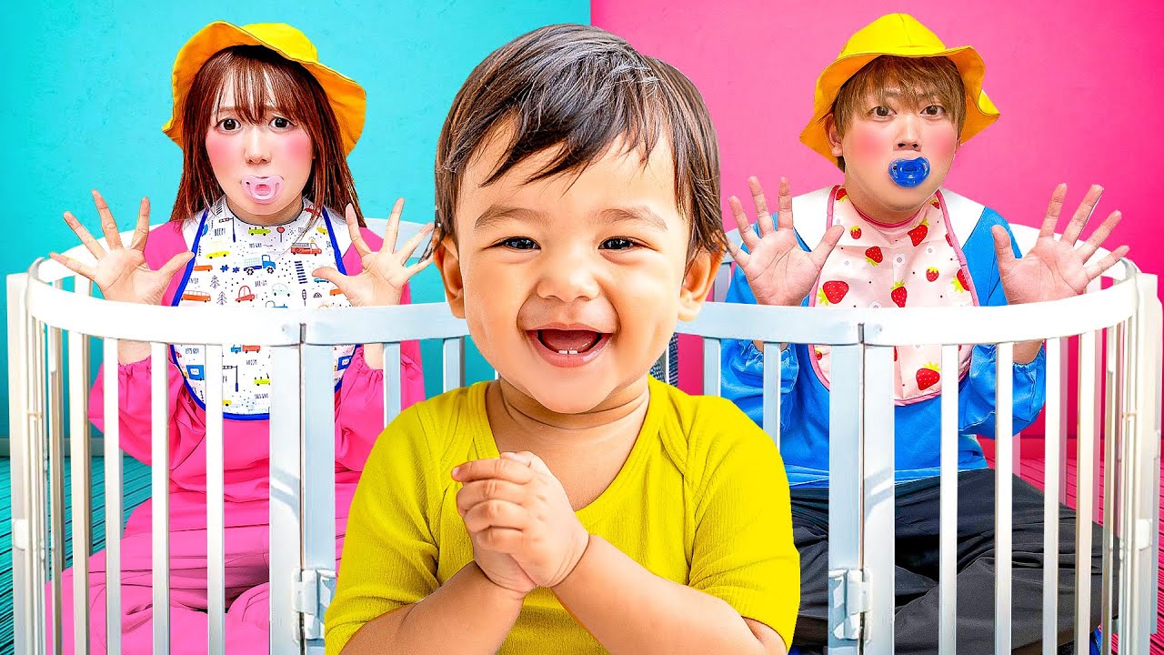 幼稚園児が赤ちゃんにされちゃった！！赤ちゃんばっかりずるい！魔法で赤ちゃんだらけの世界になって大ピンチ！？ママの本当の正体は…【寸劇】