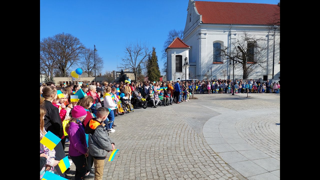 Więcbork solidarny z Ukrainą (video)