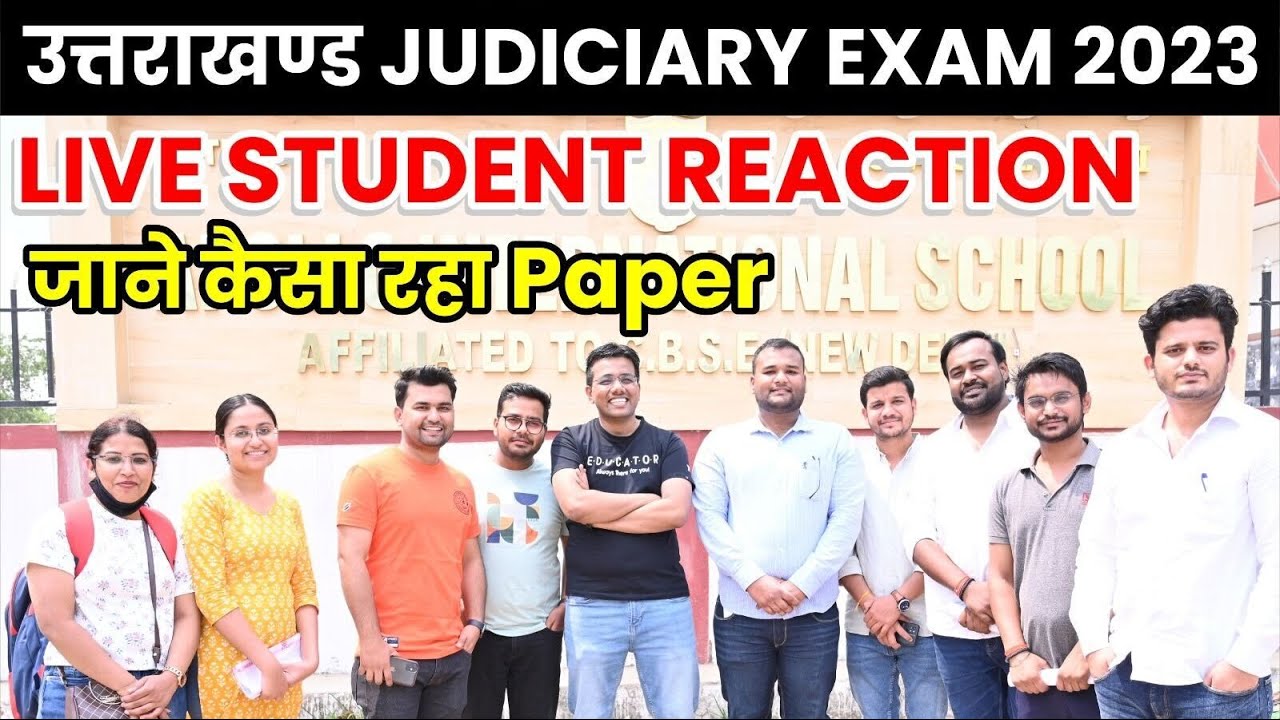 Student Reaction Video | Uttarakhand Judiciary Exam 2023 | Tansukh Paliwal | Linking Laws