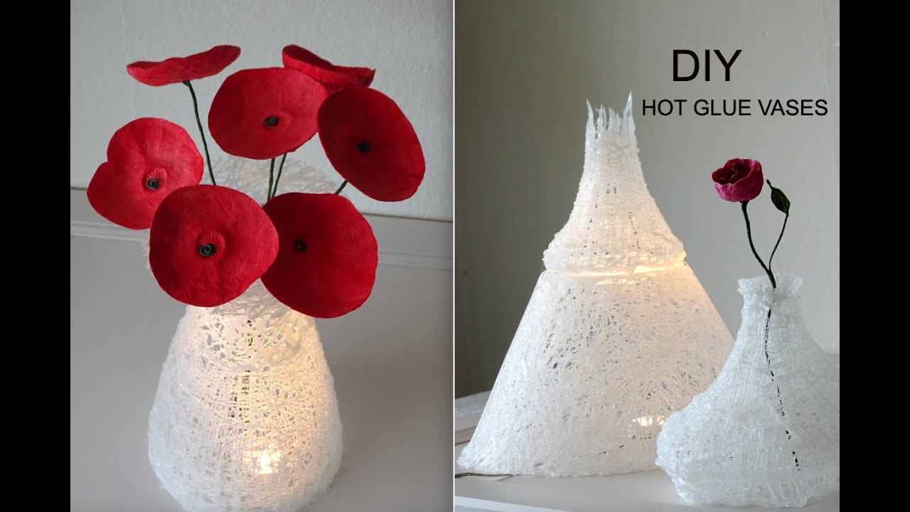 DIY - Hot Glue Gun: VASES