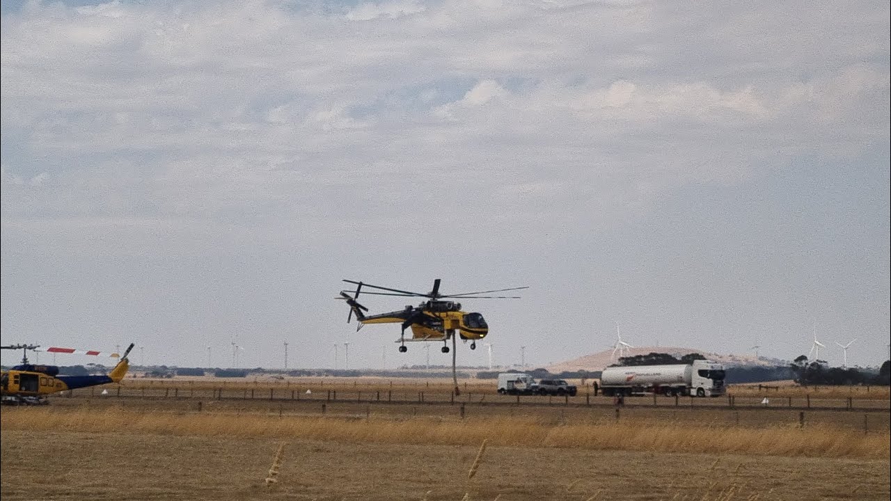 Aircraft Special: Multiple Fire Birds and Helitaks taking off & landing at Colac Airbase 