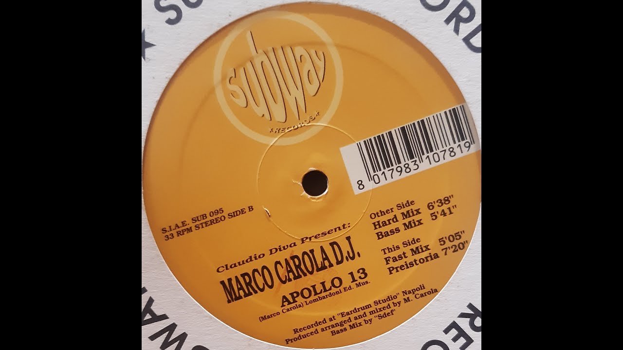 MARCO CAROLA DJ - Preistoria