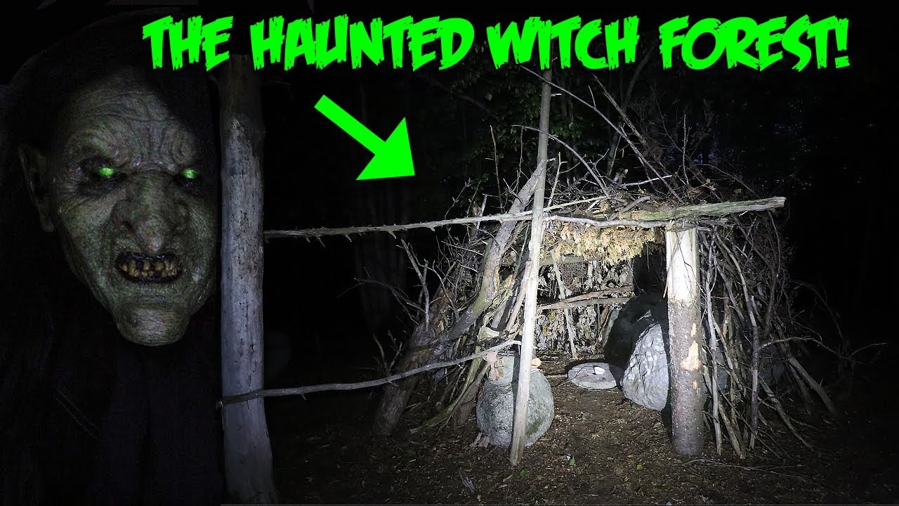 THE HAUNTED WITCH FOREST! WITCHCRAFT WAS DONE HERE (BLAIR WITCH?)