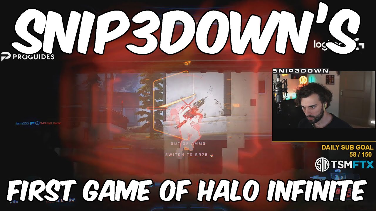 Snip3down’s First Game of the Halo Infinite Technical Preview