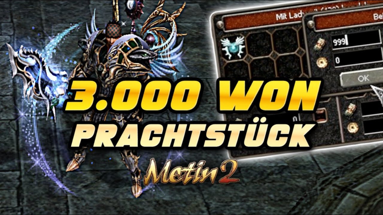 3.000 WON DEAL 💸 250er AURAGEWAND 💸 👑 Königsbeute und mehr ✦ Metin2 DE Azrael