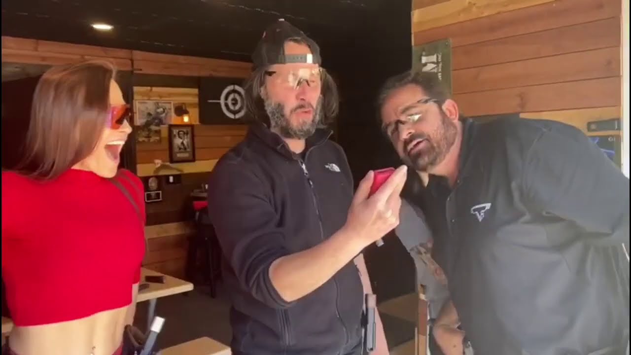 I'm thinking he's back, let the training begin! w/ Keanu Reeves