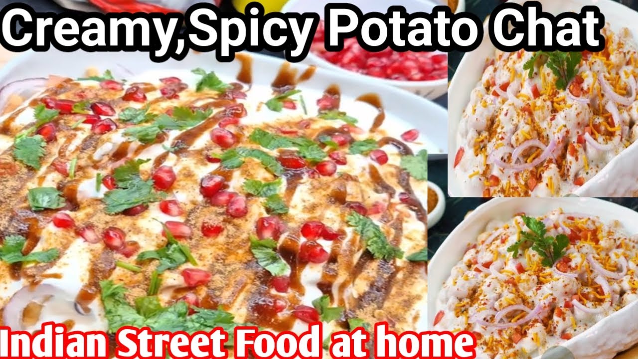creamy Spicy Potato Papdi Fulki Chaat Recipe | Easy Indian Street Food Snack at Home