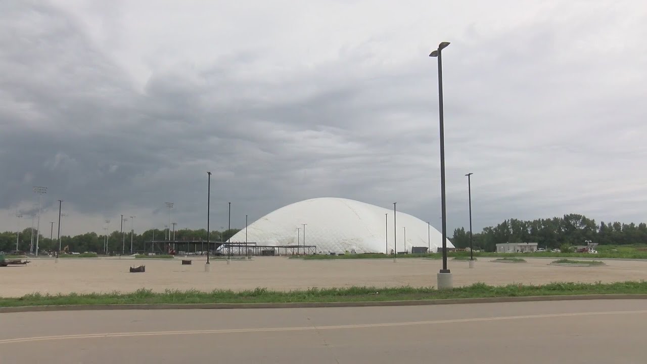 World's largest air-supported sports dome inflated in Springfield
