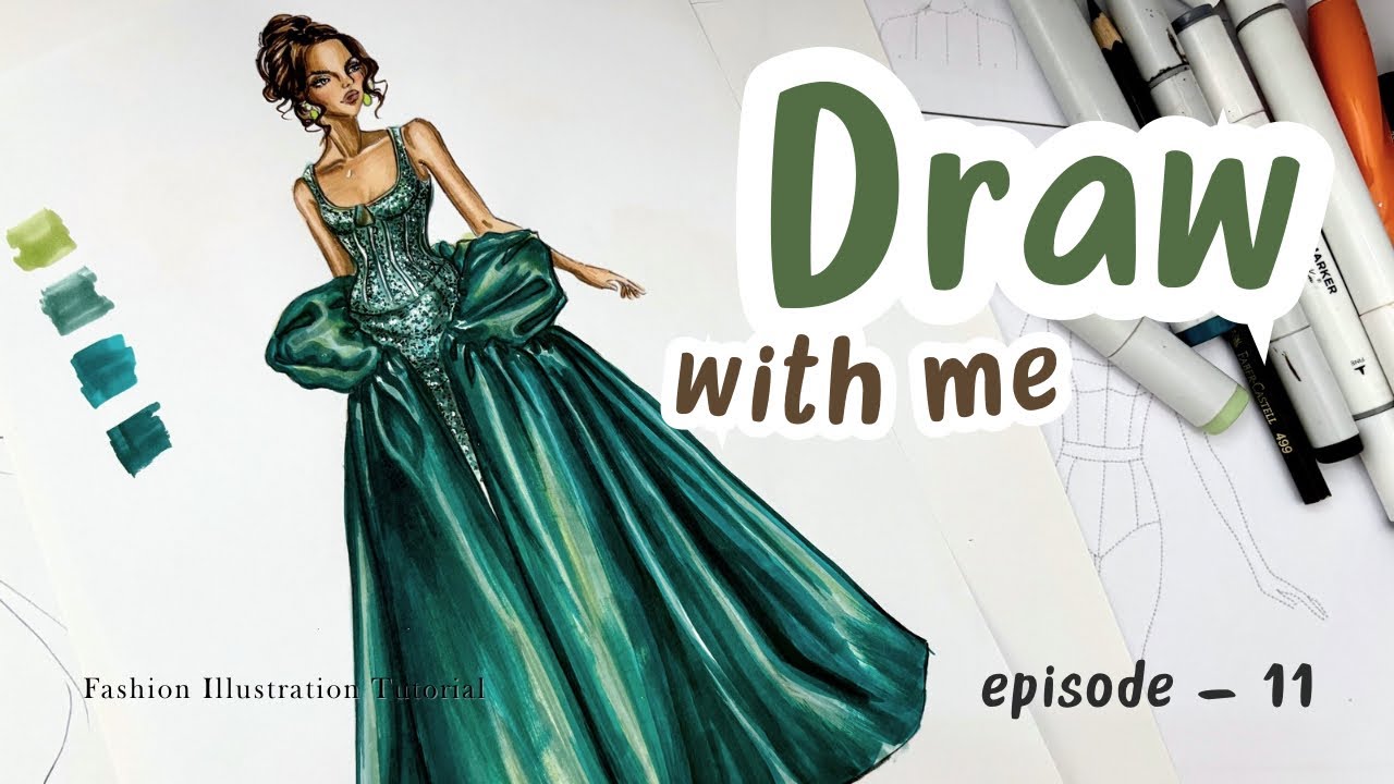 Fashion Illustration Tutorial & Tips | episode - 11
