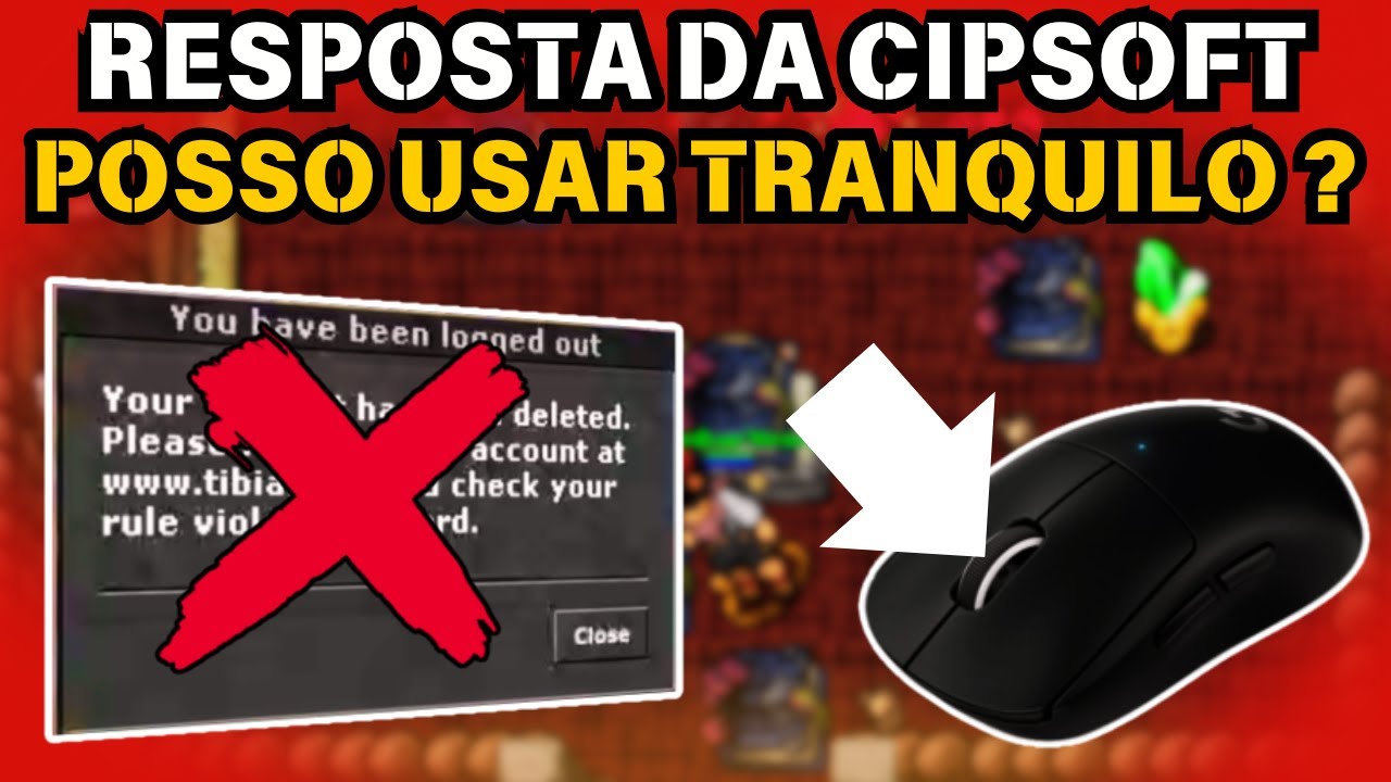 TIBIA - Cipsoft Liberou Scroll do Mouse? Saiba se você pode ser Deletado!❌