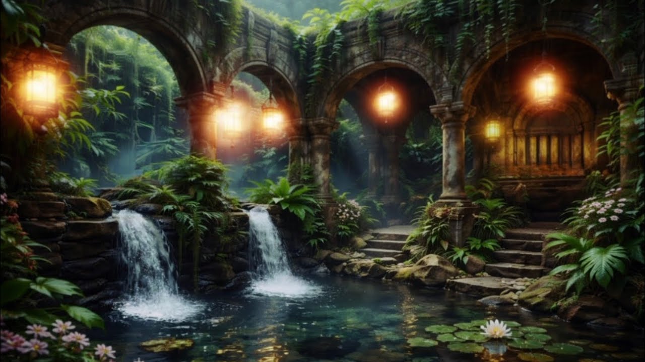 Ancient Forest Sanctuary Ambience | Deep Relaxation and Meditation