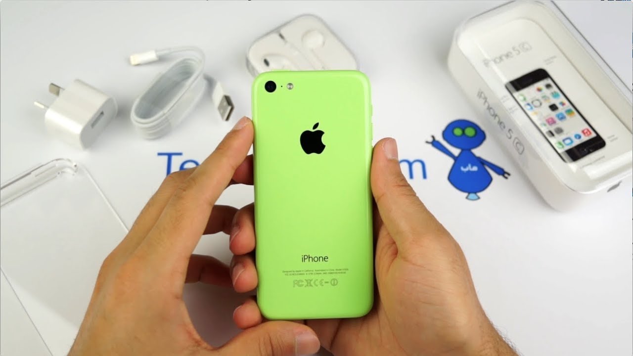 iPhone 5C Unboxing - فتح صندوق اَيفون 5 سي ومقارنة الألوان