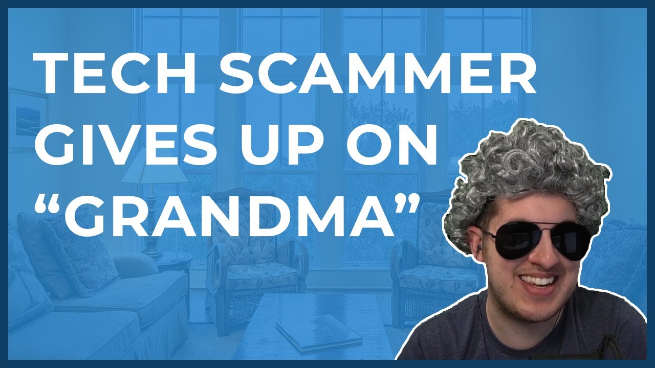 Tech Scammer Gives Up Scamming 