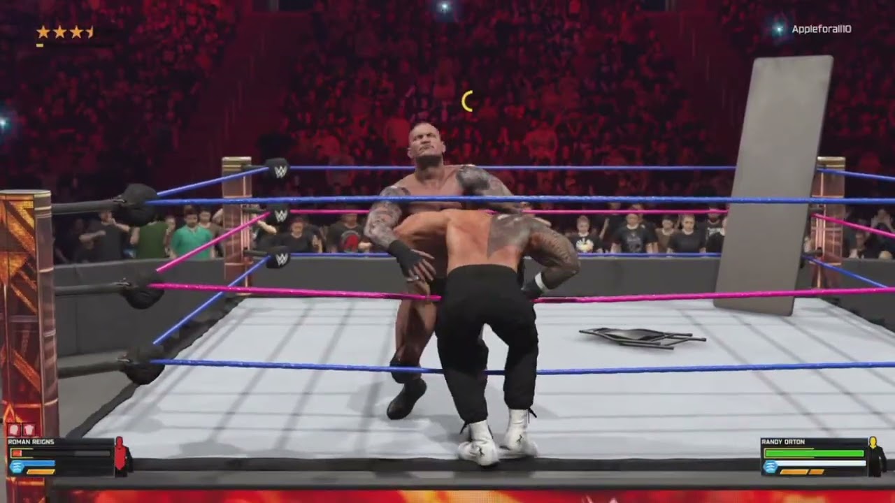 WWE 2K26, Randy Orton Versus Roman Reigns, Three Stages Of Hell Match