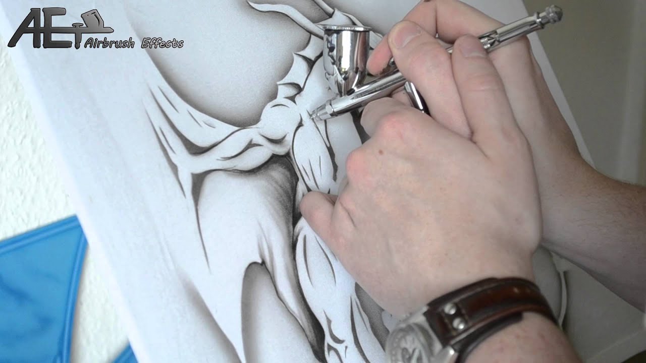 Airbrush Effects - Episode 12 Drachen Shirt