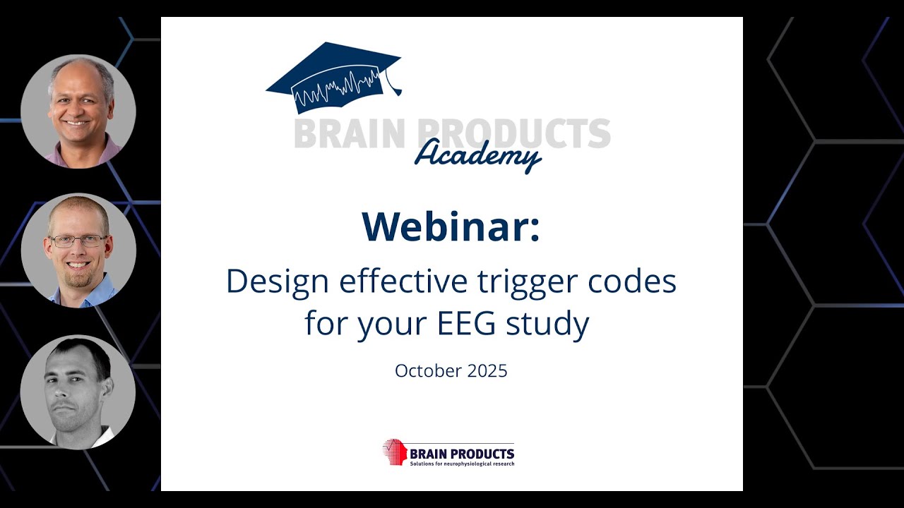 BP Academy Webinar Recording: Design effective trigger codes for your EEG study