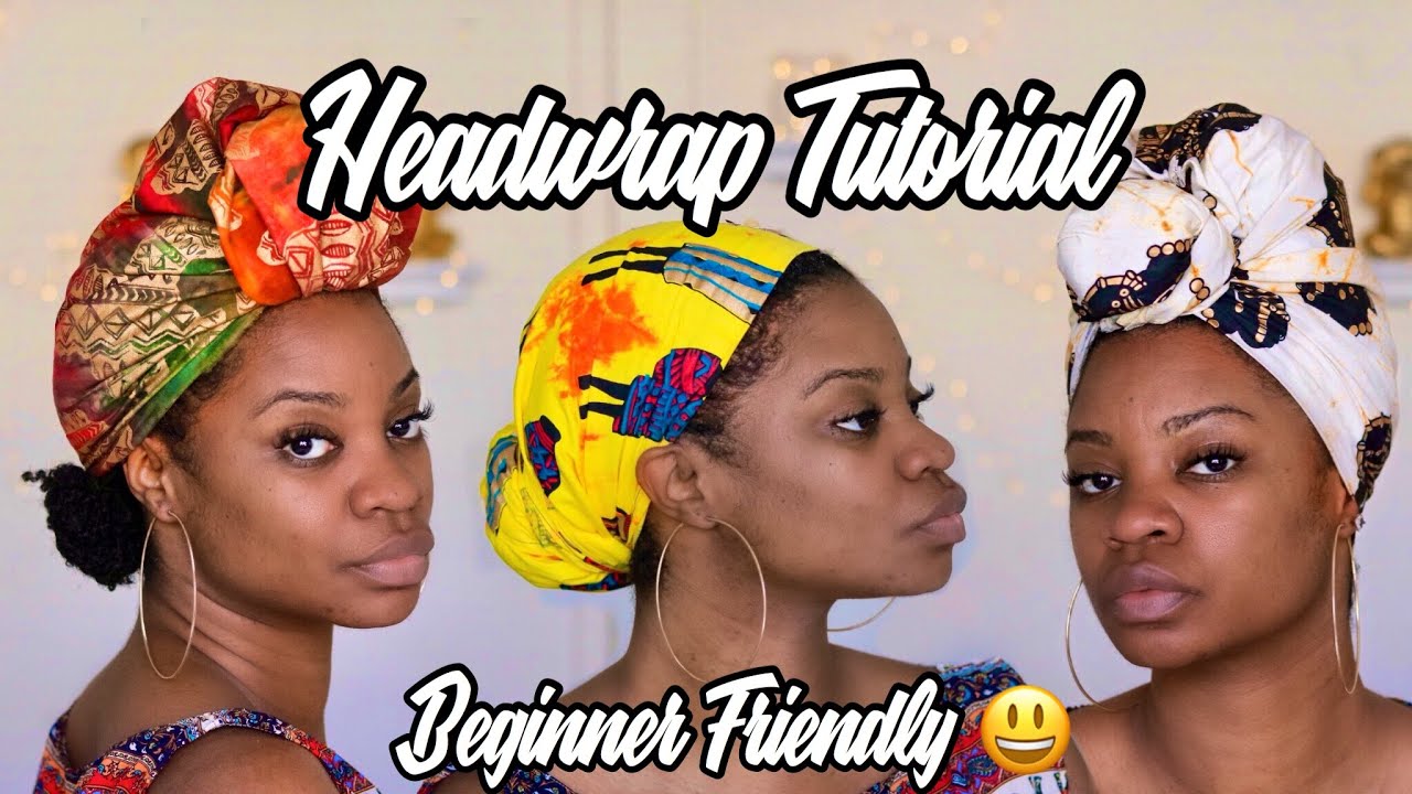 Protect Ya Tresses with Lacy Collection - EASY  Beginner Headwrap Tutorial | Drknlvely
