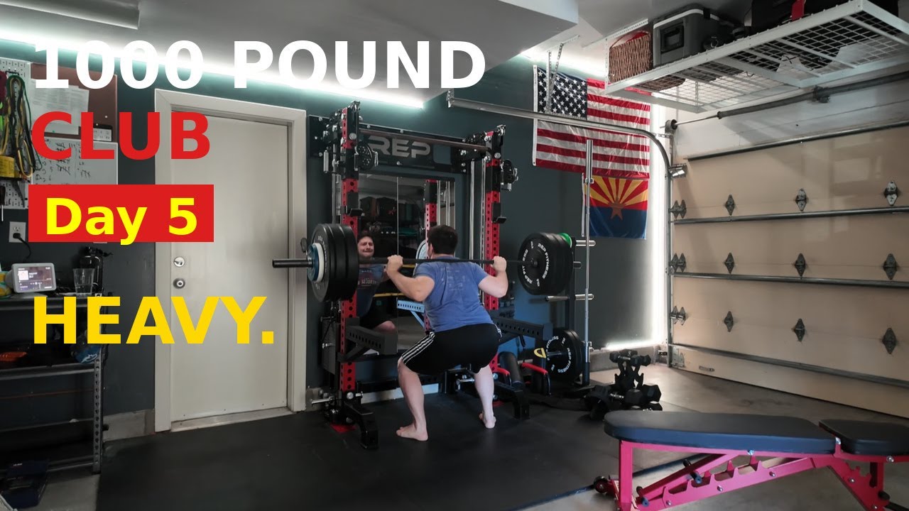Road to 1000 Pound Club [Day 5] - Weekend Progress!