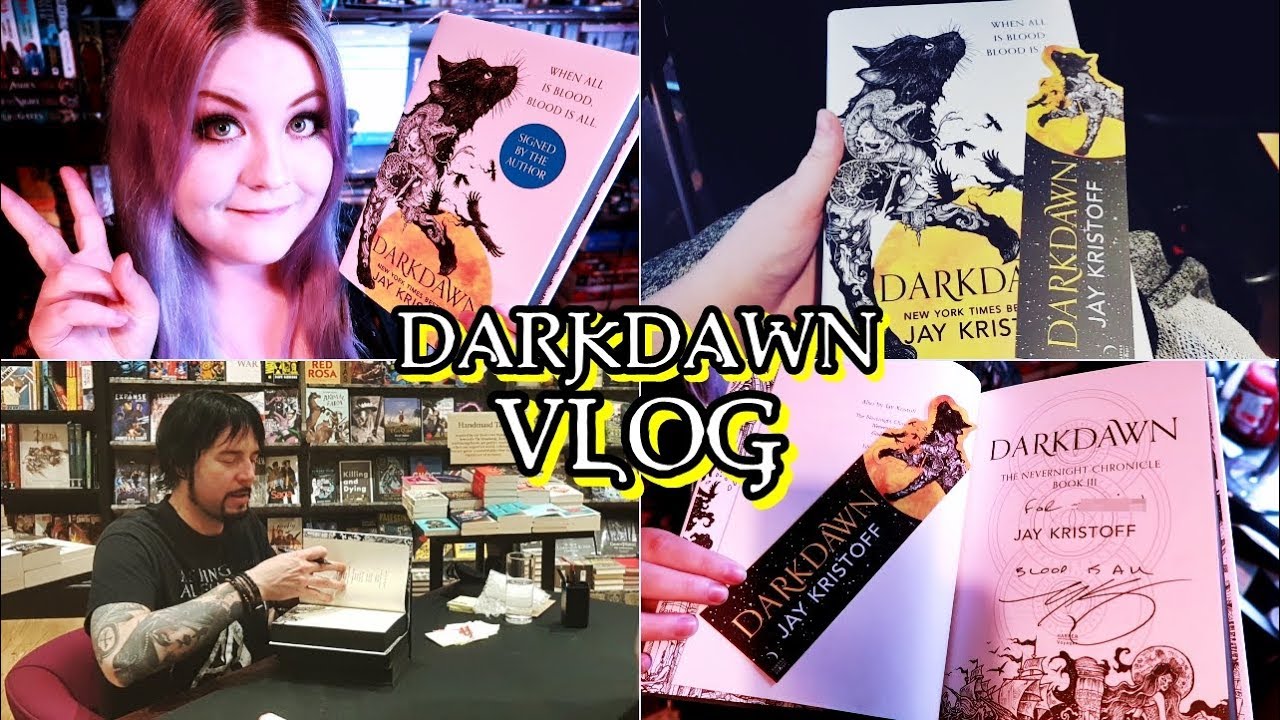 Darkdawn Release Day Vlog, Book Signing + Meeting Jay Kristoff