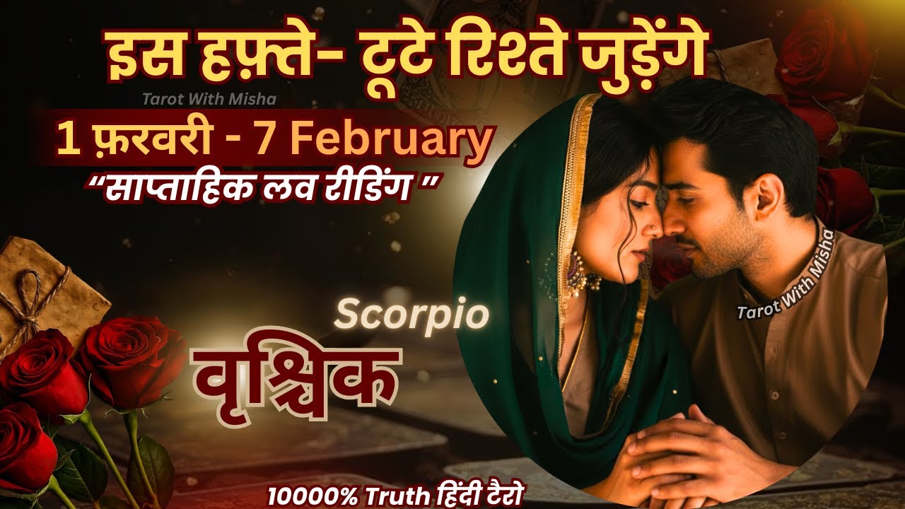 वृश्चिक♏️SCORPIO✨| 1- 7 FEBRUARY | साप्ताहिक लव रीडिंग |♥️करंट फीलिंग्स+अगला कदम | TAROT WITH MISHA
