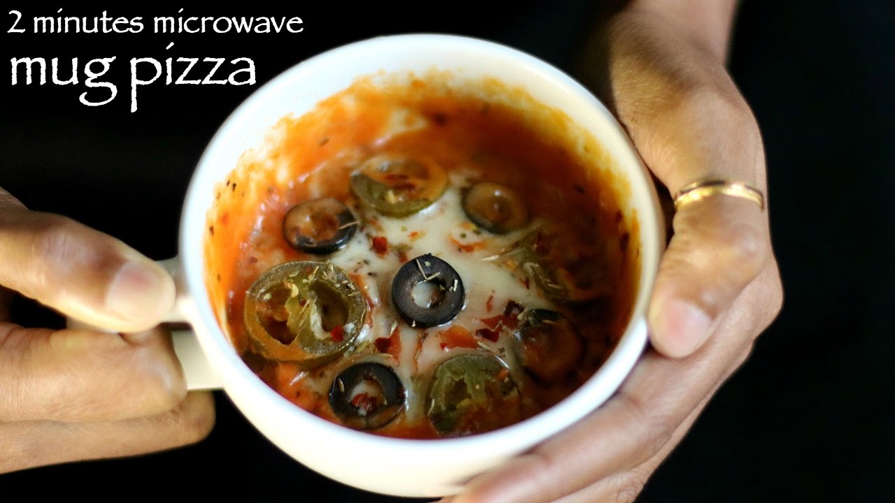 mug pizza recipe | pizza in microwave recipe | 2 mins mug pizza cake