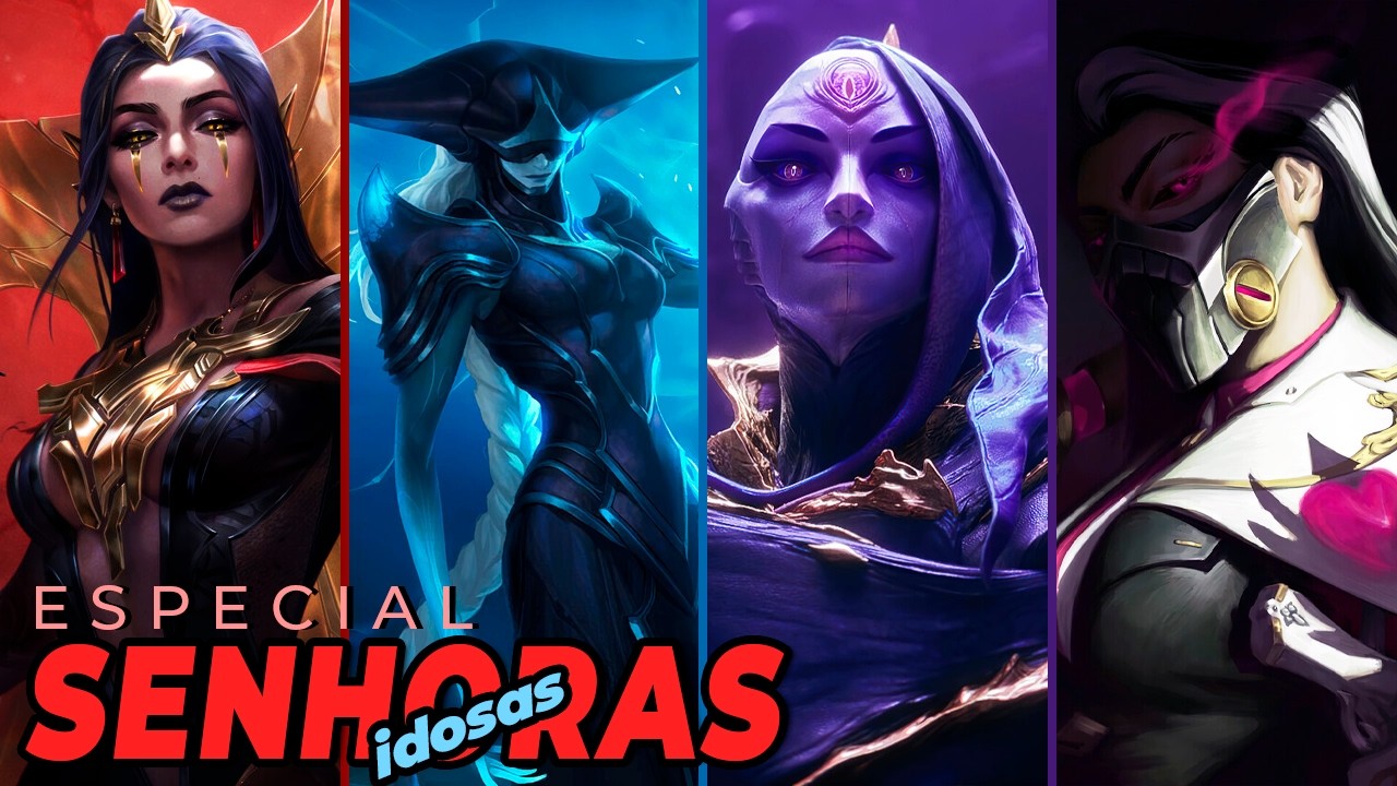 A verdadeira IDADE dos Campeões de League of Legends