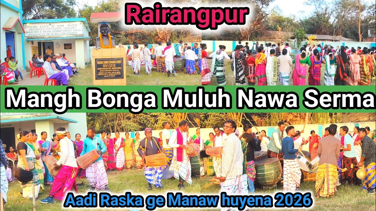 Magh Bonga Muluh Nawa Serma 2026 || Mayurbhanj Rairangpur || Sainik Santal Vlog 