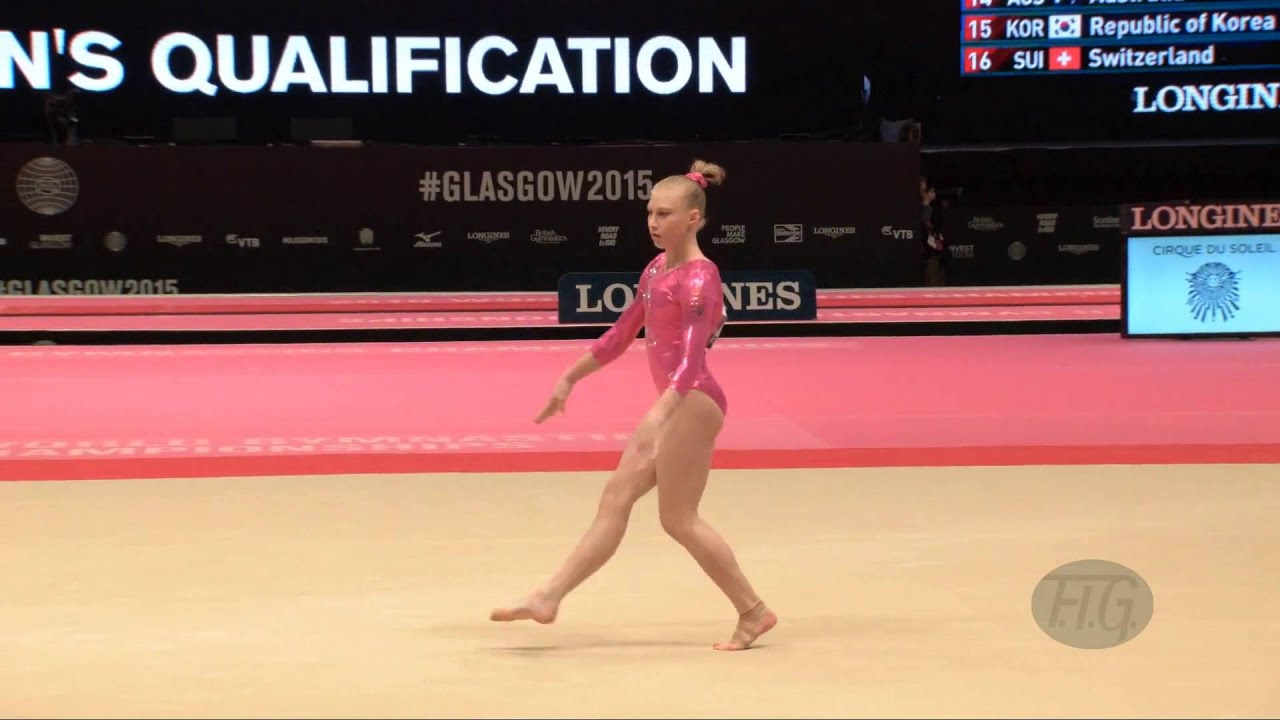 MAKRA Noemi (HUN) - 2015 Artistic Worlds - Qualifications Floor Exercise