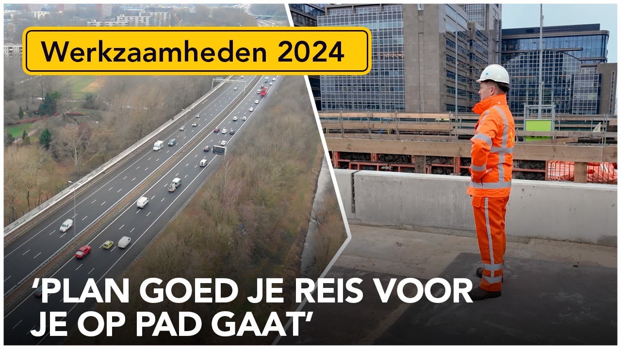 Veel werkzaamheden aan de weg en spoor in 2024