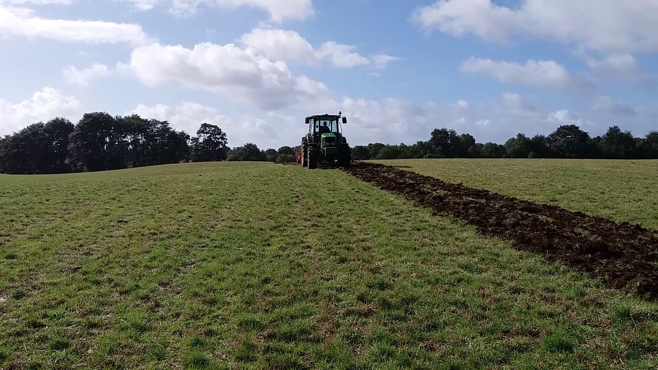 John deere 6125D con subsolador Maschio 250