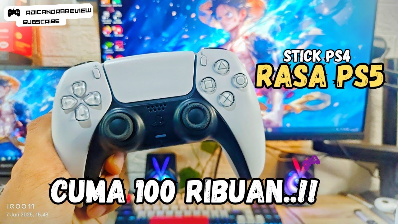 CUMA 100 RIBUAN..!! STICK PS4 MODEL PS5 BISA UNTUK PS4, PS5, PC, LAPTOP, IOS, ANDROID