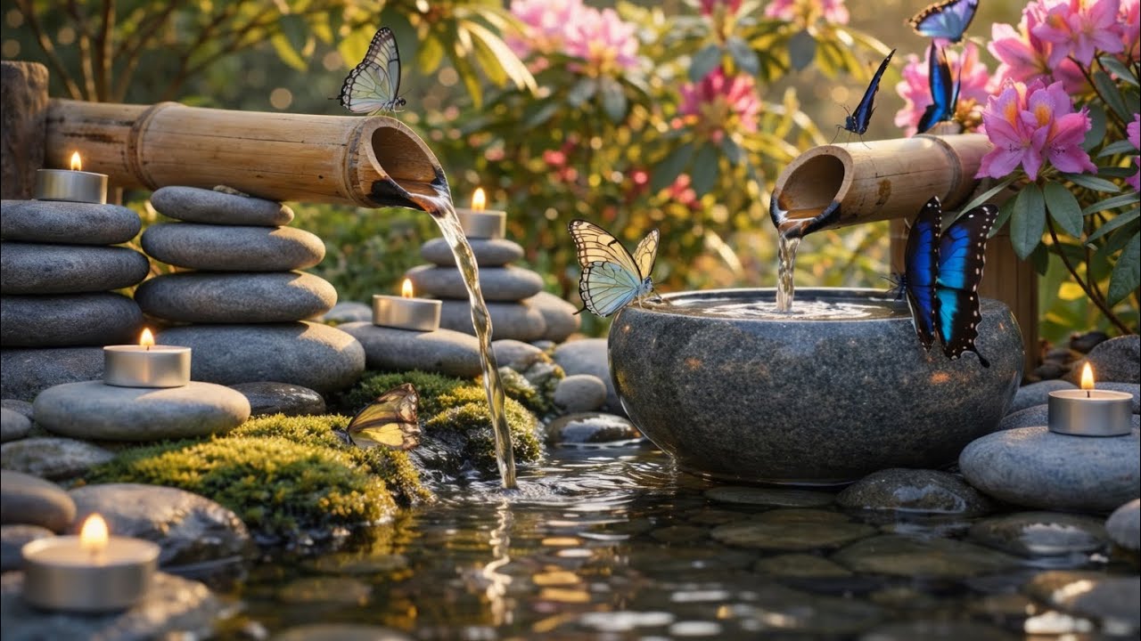 1 Hours of Calming Zen Garden Sounds to Reduce Anxiety and Sleep Better