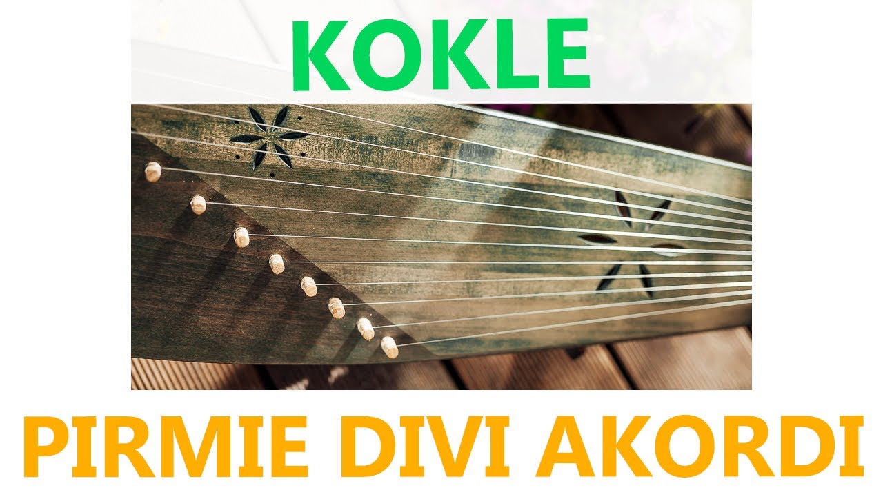 KĀ SPĒLĒT KOKLI! DM un C akordi (Do un Re minora akordi)