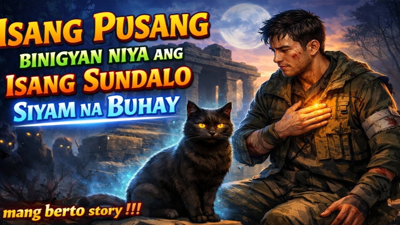 ISANG PUSANG BINIGYAN NIYA ANG ISANG SUNDALO SIYAM NA BUHAY TRUE STORY!!!| Berto Story
