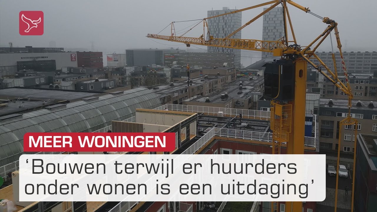 Nieuwe woonlaag bouwen op bestaande appartementen Almere | Omroep Flevoland