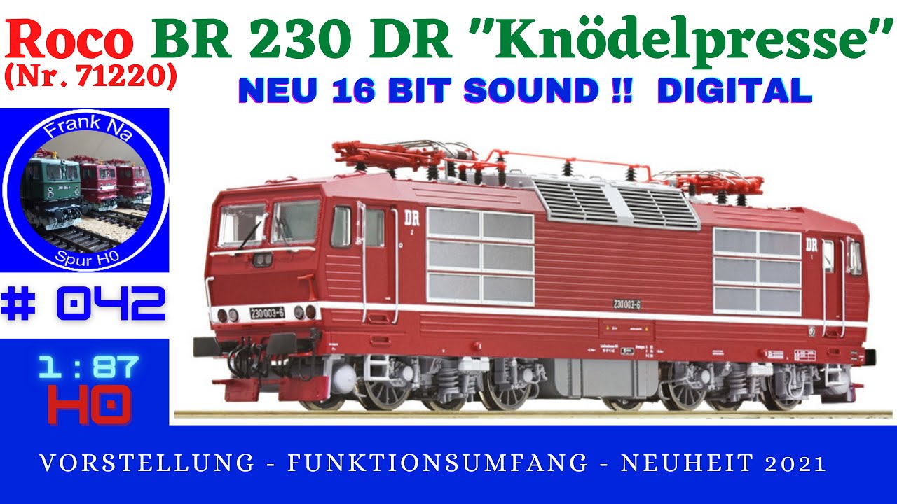 Roco BR 230 DR #71220 - Sound Digital