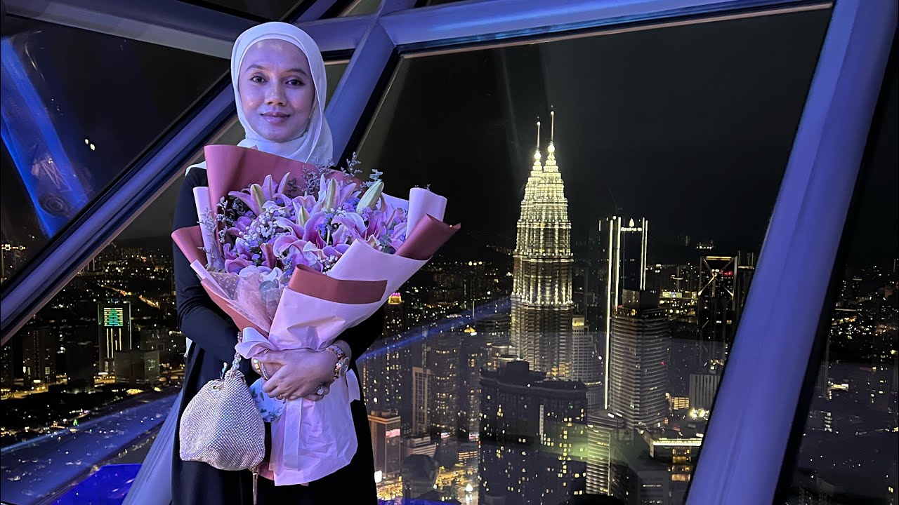 RESTORAN 360 DARJAH? BUAT SUPRISE DEKAT WIFE! | ARAS RESTAURANT KL TOWER #anniversary #dinner